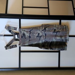 Thread and Supply Camo Overall Cuffed Short